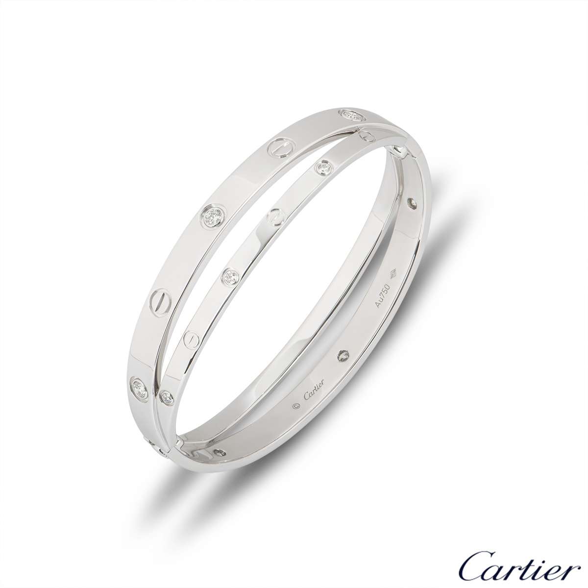cartier love double bracelet